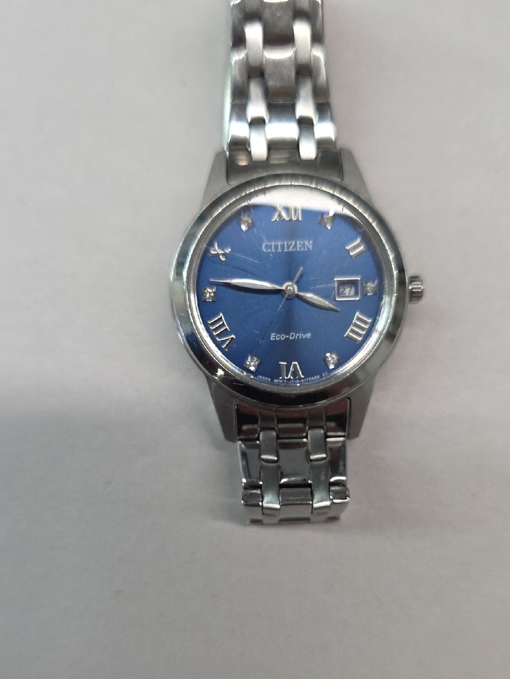 Citizen Ladies Eco Drive Classic Watch Blue Dial (Read Description)